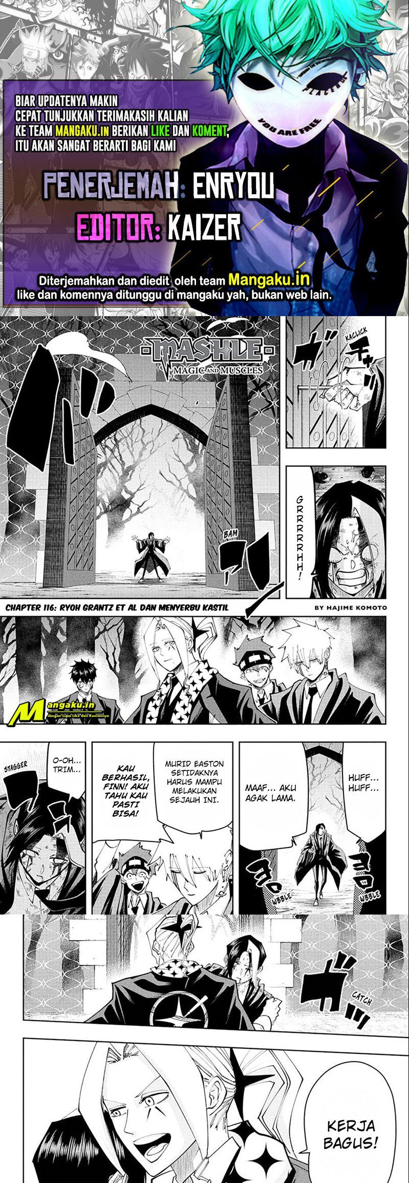 Mashle: Magic and Muscles chapter 116
